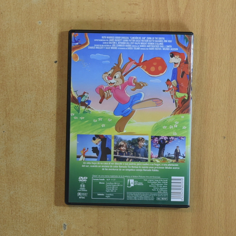 CANCION DEL SUR - DVD