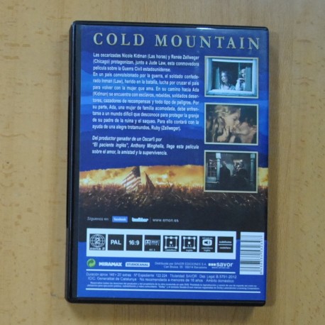 COLD MOUNTAIN - DVD