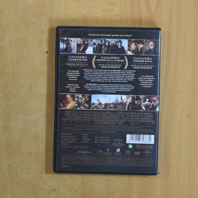 LOS MISERABLES - DVD