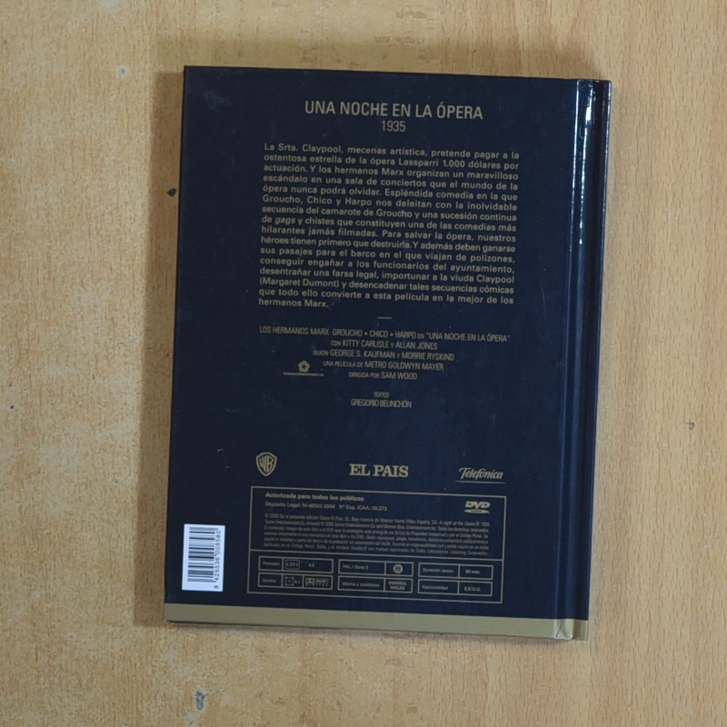 UNA NOCHE EN LA OPERA - DVD
