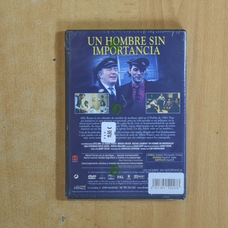 UN HOMBRE SIN IMPORTANCIA - DVD