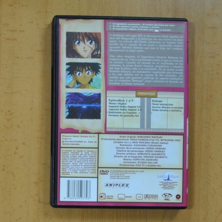 KENSHIN EL GUERRERO SAMURAI VOL 1 - DVD
