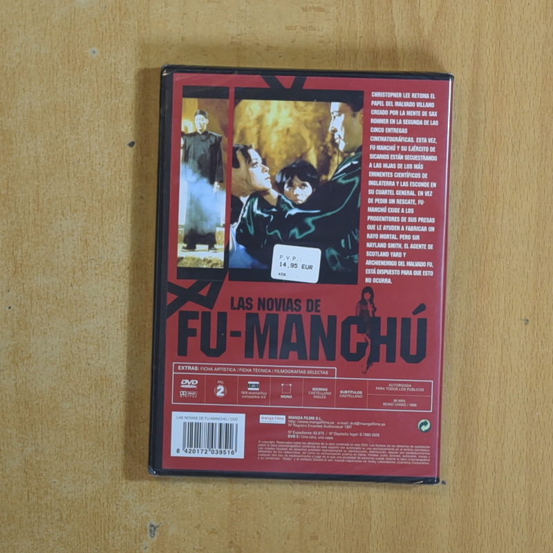LAS NOVIAS DE FU MANCHU - DVD