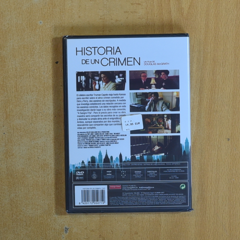 HISTORIA DE UN CRIMEN - DVD