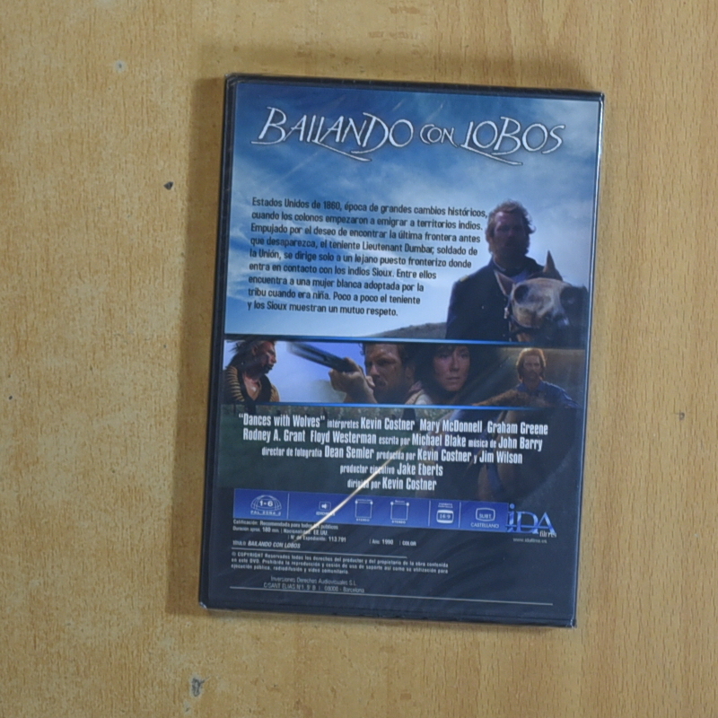 BAILANDO CON LOBOS - DVD