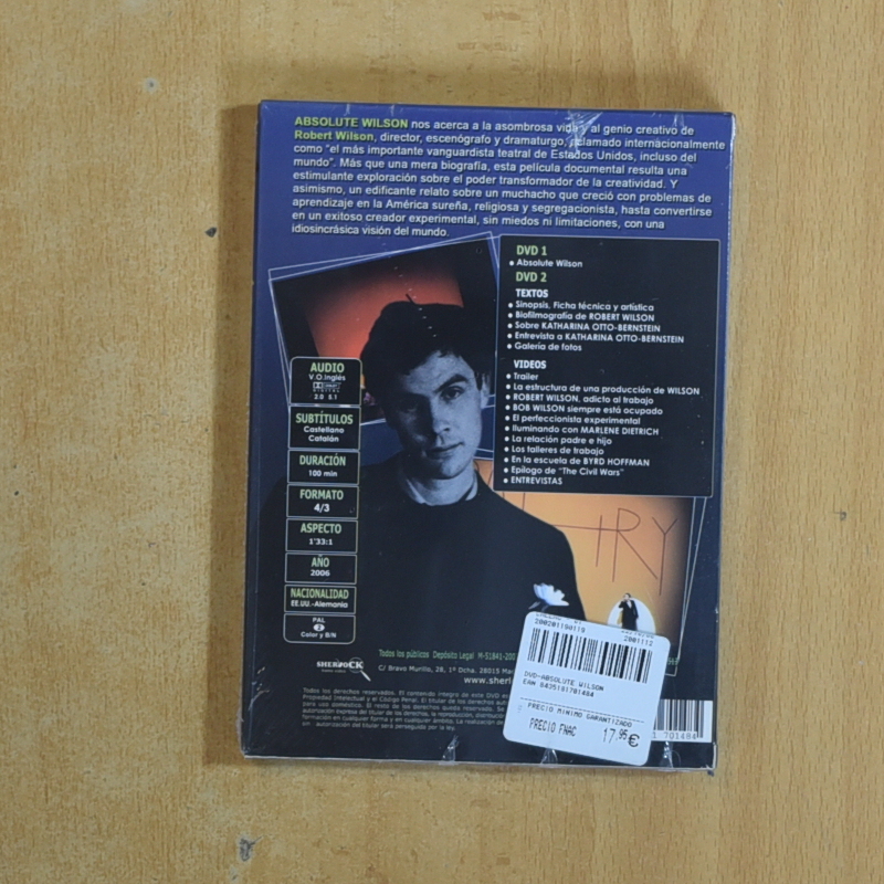 ABSOLUTE WILSON - DVD