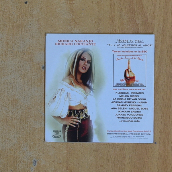 MONICA NARANJO / RICHARD COCCIANTE - NOVIOS - CD SINGLE