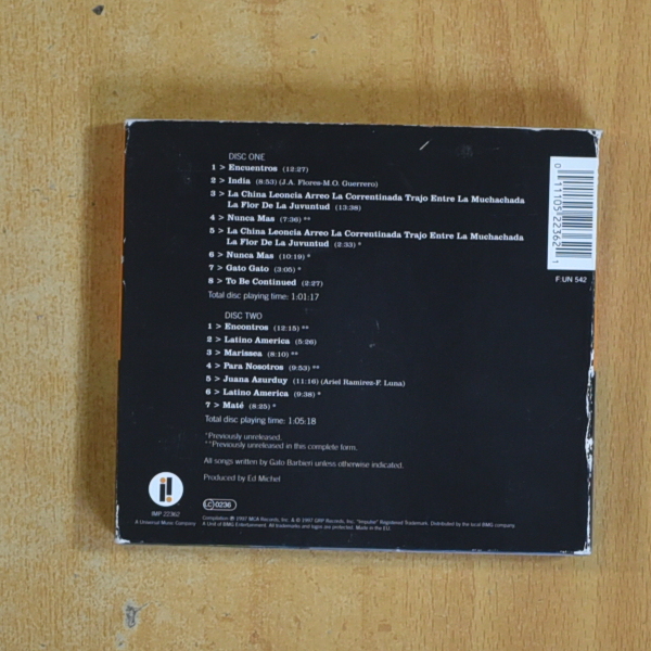 GATO BARBIERI - LATINOAMERICA - CD