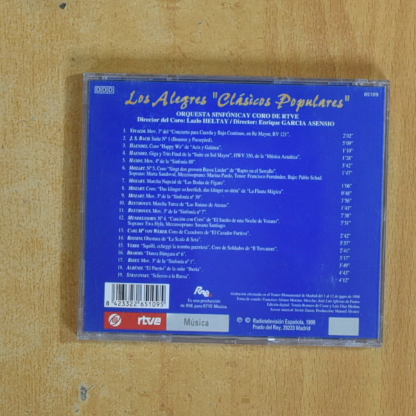 VARIOS - LOS ALEGRES CLASICOS POPULARES - CD