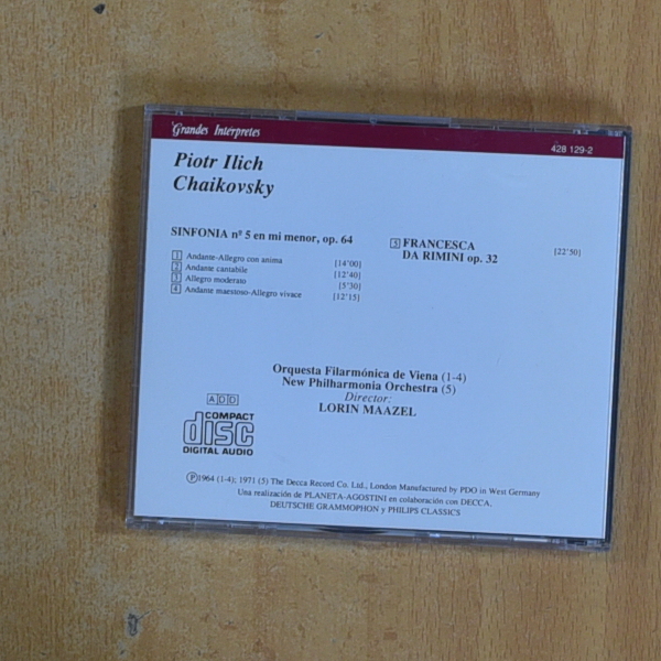 CHAIKOVSKY - MAZEEL - CD