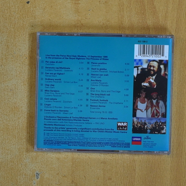 VARIOS - PAVAROTTI & FRIENDS - CD