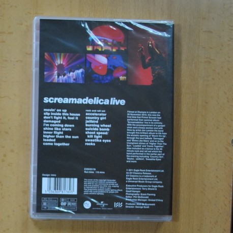 PRIMAL SCREAM - SCREAMADELICA LIVE - DVD