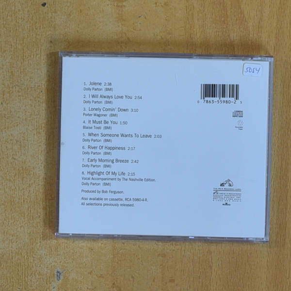 DOLLY PARTON - JOLENE - CD