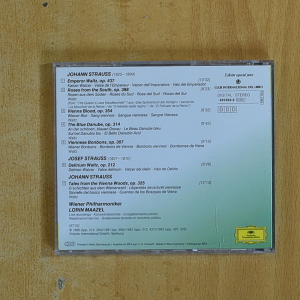 STRAUSS - WALZER - CD