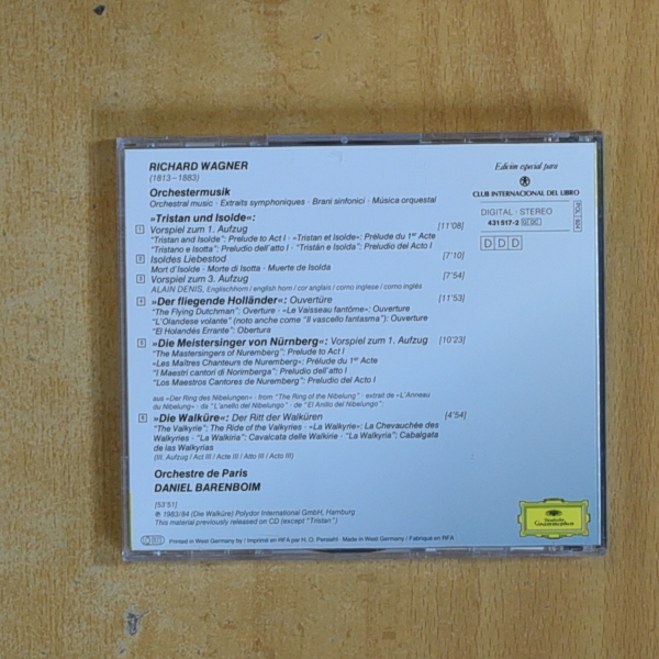 WAGNER - ORCHESTERMUSIK - CD