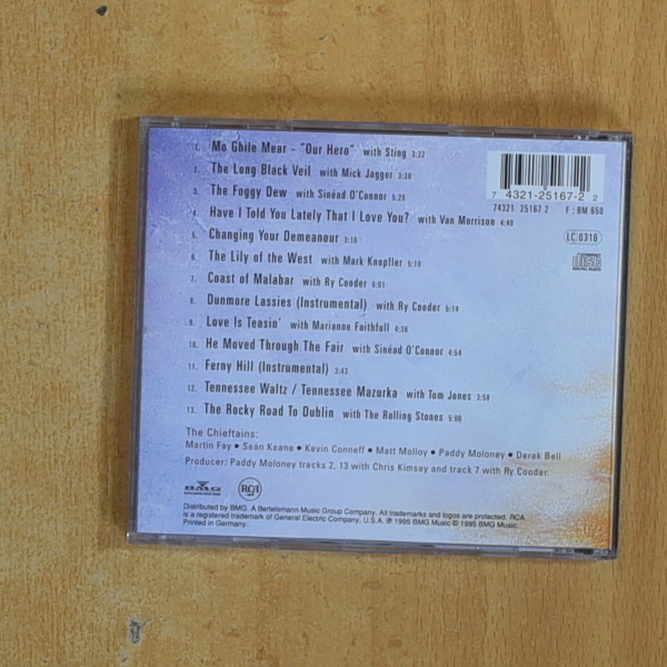 THE CHIEFTAINS - THE LONG BLACK - CD