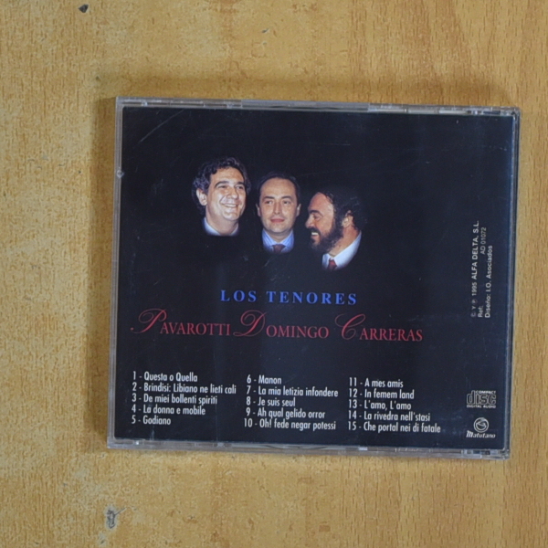 PAVAROTTI / DOMINGO / CARRERAS - LOS TENORES - CD