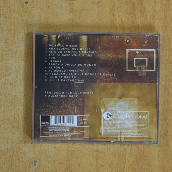 ALEJANDRO SANZ - NO ES LO MISMO - CD