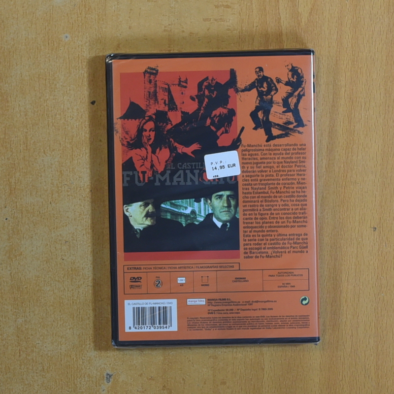 EL CASTILLO DE FU MANCHU - DVD
