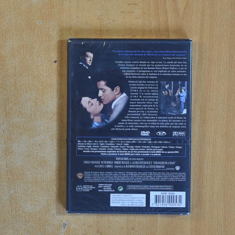 EXTRAÑOS EN UN TREN - DVD