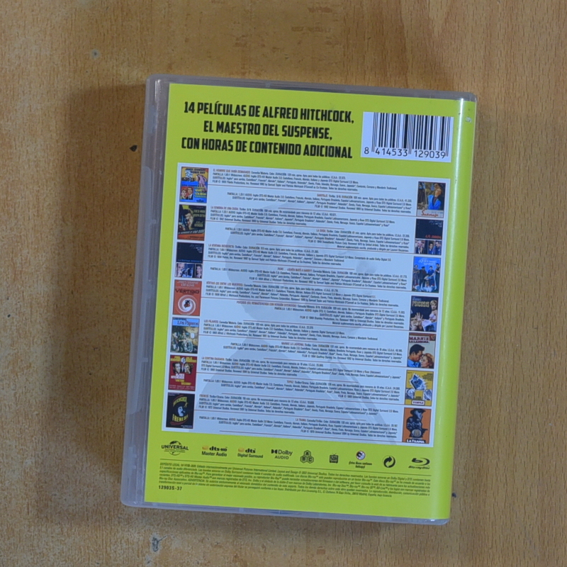 ALFRED HITCHCOCK LA COLECCION DEFINITIVA - DVD