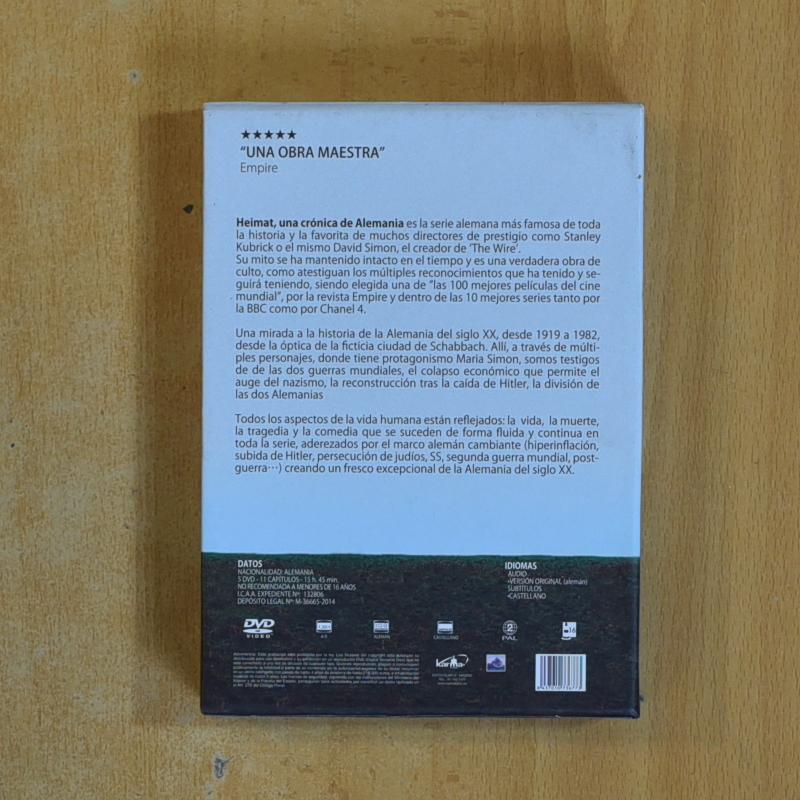 HEIMAT - PRIMERA TEMPORADA - DVD