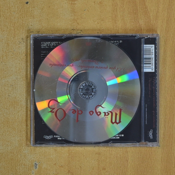 MAGO DE OZ - EL QUE QUIERA ENTENDER QUE ENTIENDA - CD SINGLE