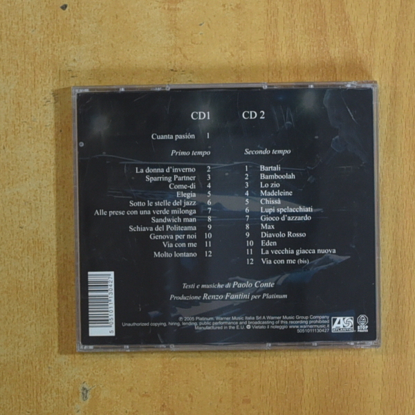 PAOLO CONTE - LIVE ARENA DI VERONA - CD