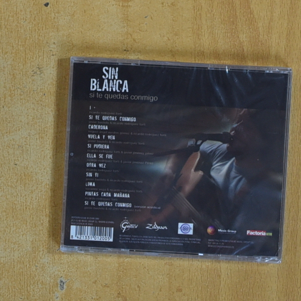 SIN BLANCA - SI TE QUEDAS CONMIGO - CD