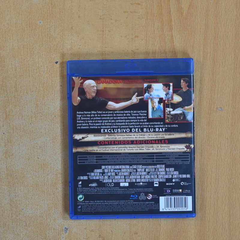 WHIPLASH - BLURAY