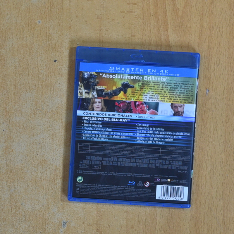 CHAPPIE - BLURAY