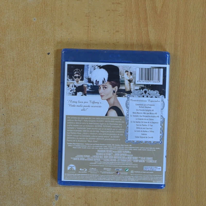 DESAYUNO CON DIAMANTES - BLURAY