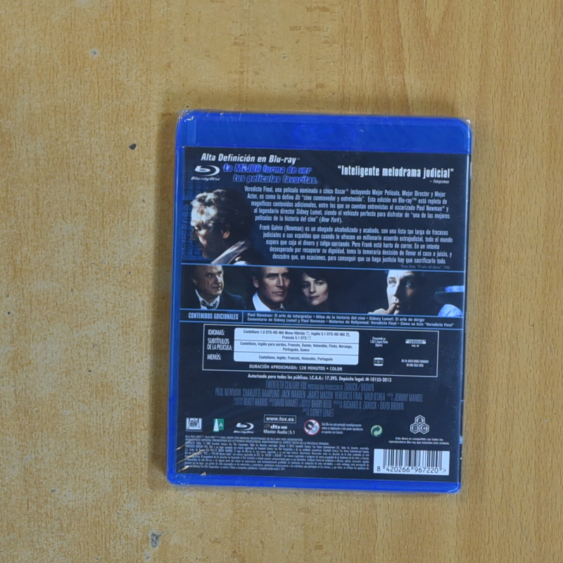 VEREDICTO FINAL - BLURAY