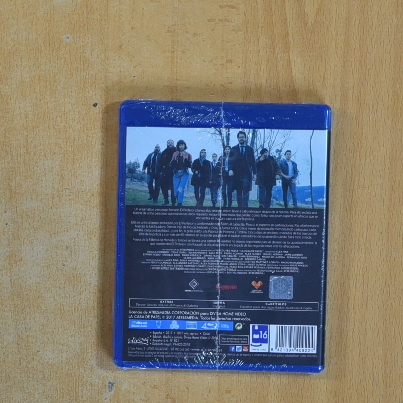 LA CASA DE PAPEL - SERIE COMPLETA - BLURAY