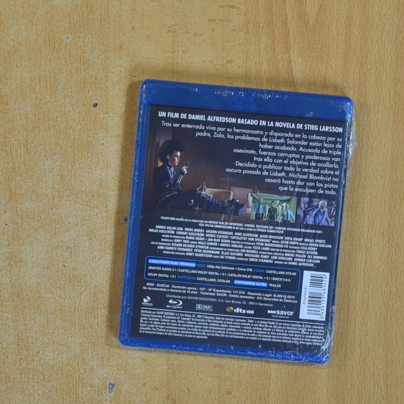 LA REINA EN EL PALACIO DE LAS CORRIENTES DE AIRE - BLURAY