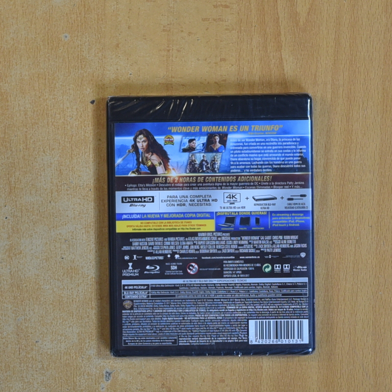 WONDER WOMAN 4K - BLURAY