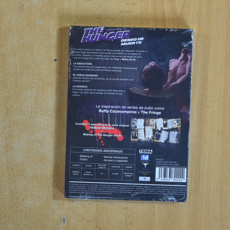 THE HUNGER - TEMPORADA 2 TRILOGIA 3 - DVD