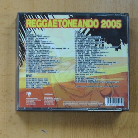 VARIOS - REGGAETONEANDO 2005 - 2 CD + DVD