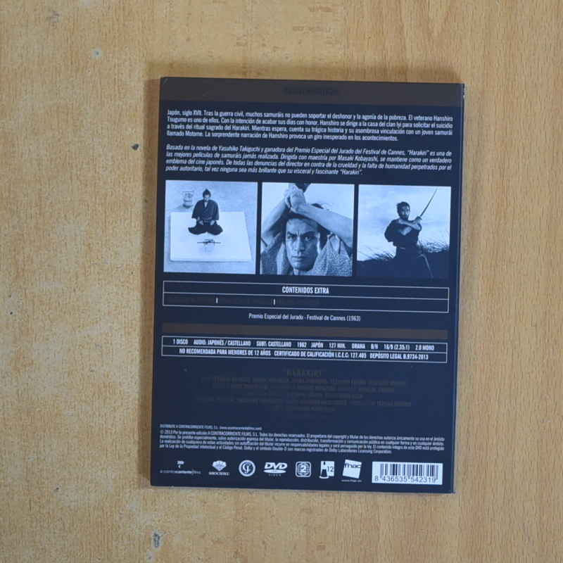 HARAKIRI - DVD
