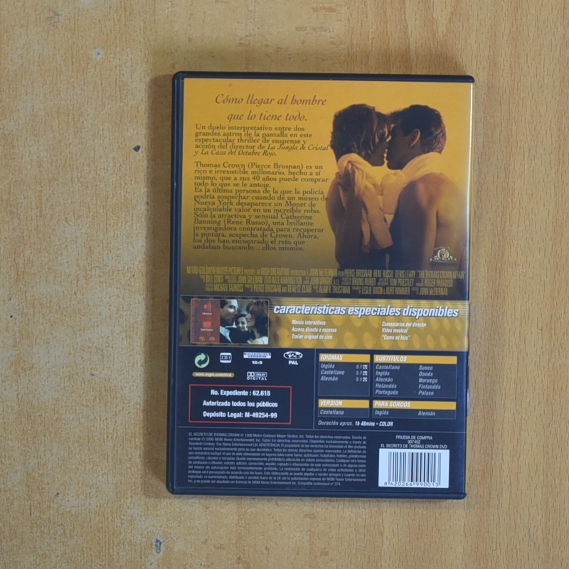 EL SECRETO DE THOMAS CROWN - DVD