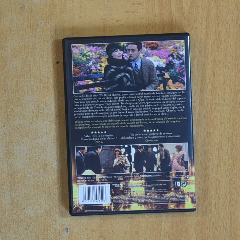 BALAS SOBRE BROADWAY - DVD