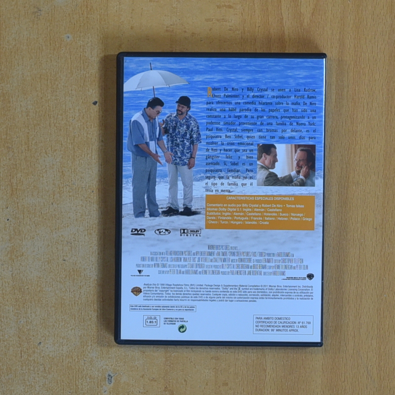 UNA TERAPIA PELIGROSA - DVD