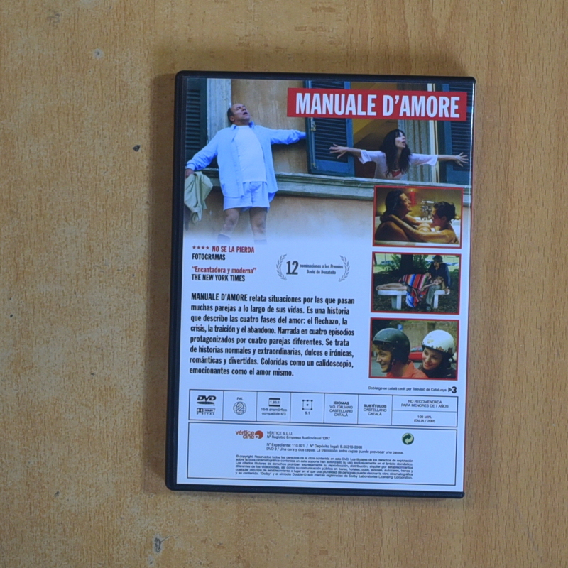 MANUALE D AMORE - DVD