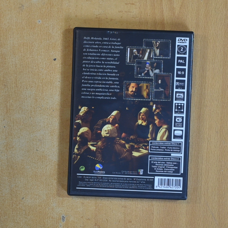 LA JOVEN DE LA PERLA - DVD