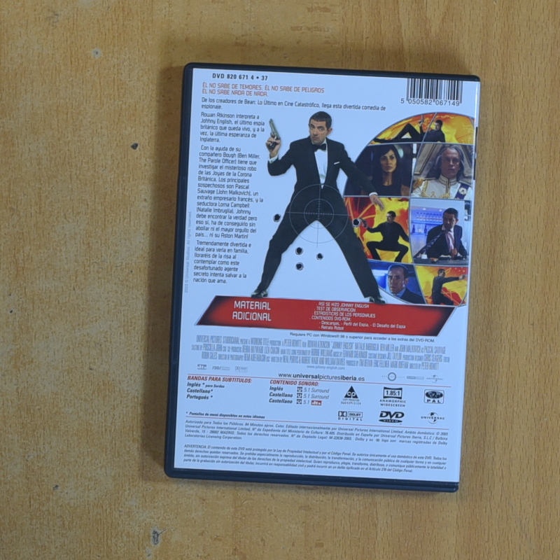 JOHNNY ENGLISH - DVD