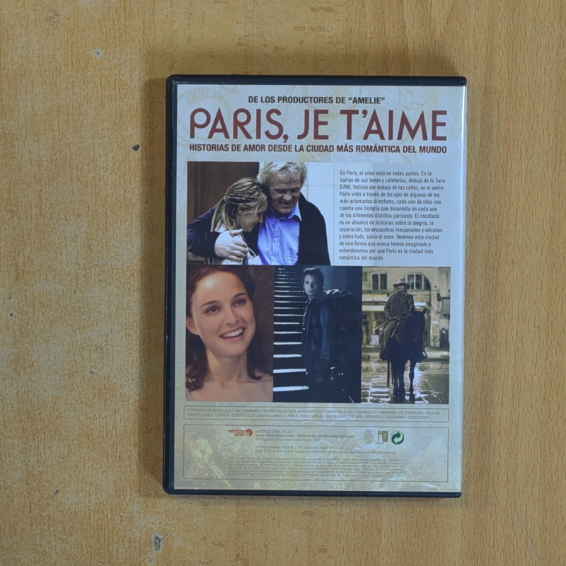 PARIS JE T AIME - DVD