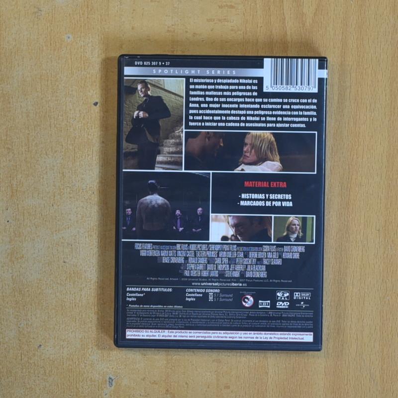 PROMESAS DEL ESTE - DVD