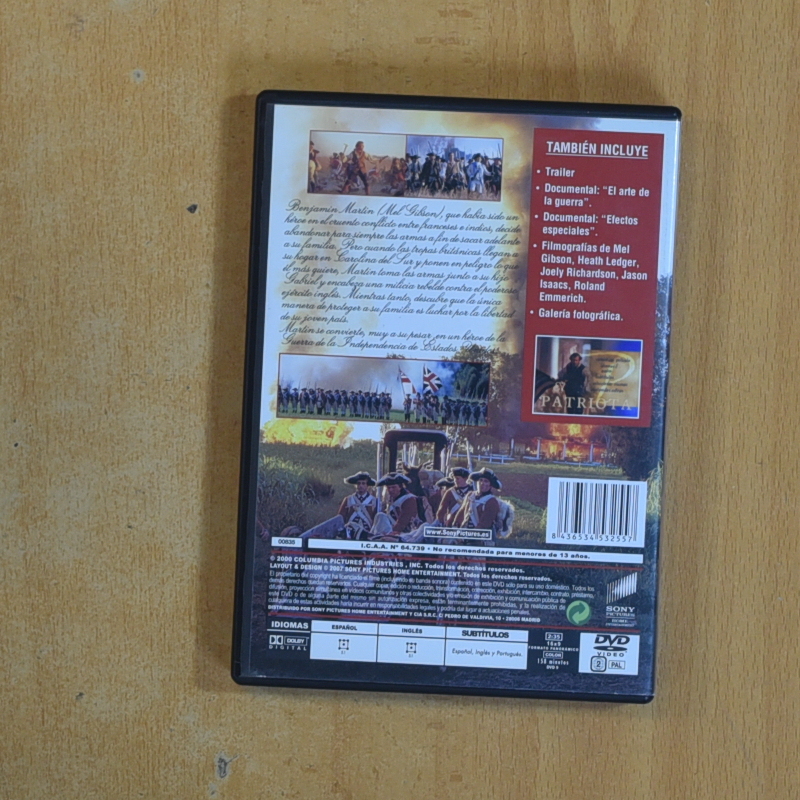 EL PATRIOTA - DVD