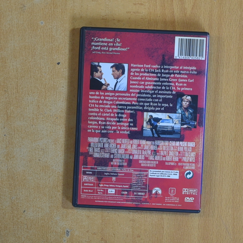 PELIGRO INMINENTE - DVD