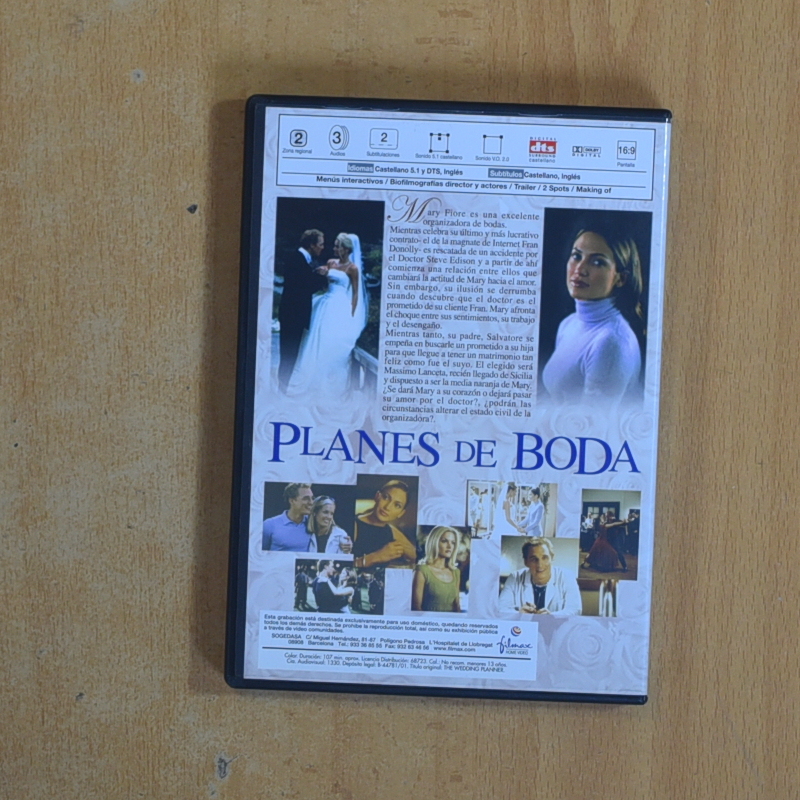 PLANES DE BODA - DVD